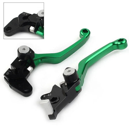 CNC Green Pivot Clutch Brake Levers for Suzuki DRZ400S/SM/E (2000-2022)