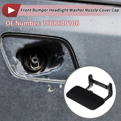 Front Left Bumper Headlight Washer Nozzle Cover for Mercedes-Benz ML250 (2012-2015)