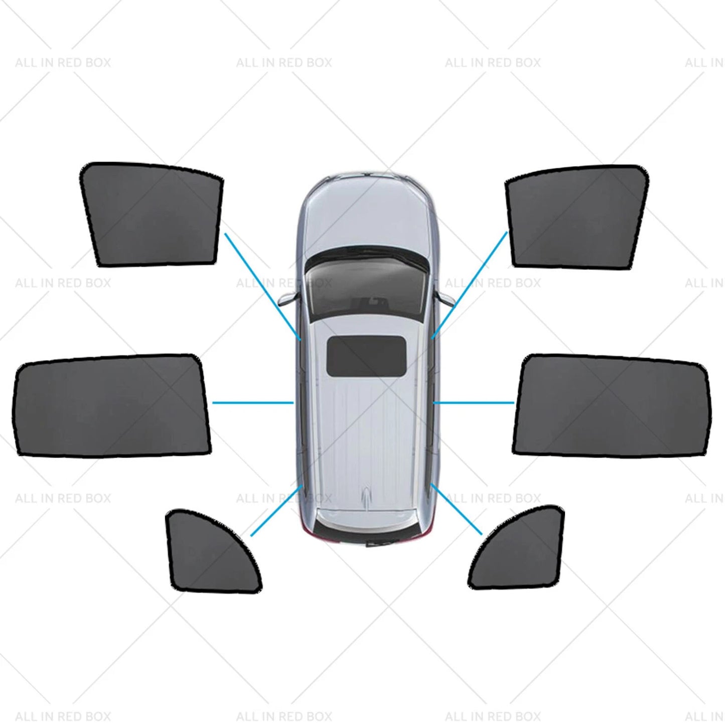 Magnetic Sun Shades for Mercedes Benz GLB X247 (2020 - Present)