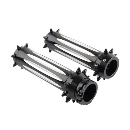 1'' Spikes Motorcycle Front Hand Grips for Harley Touring Dyna Softail
