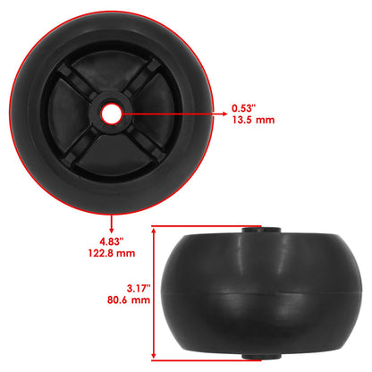 Deck Mower Wheel 48 54 60 Inch Replacement for Hustler Fastrak (2010–2018)
