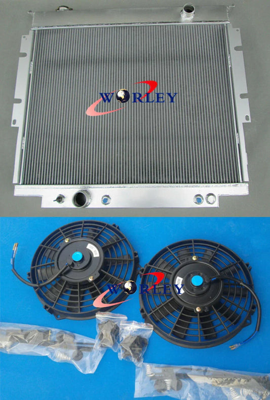 4 Row Aluminum Radiator for Ford F250 F350 V8 Diesel 6.9L 7.3L (1983-1994)