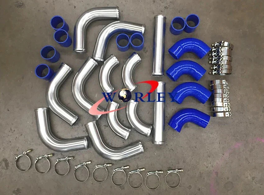 2.5" Aluminum Universal Intercooler Turbo Piping Kit
