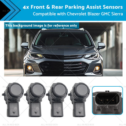 4 x Front & Rear Parking Assist Sensors for Chevrolet Blazer, GMC Sierra