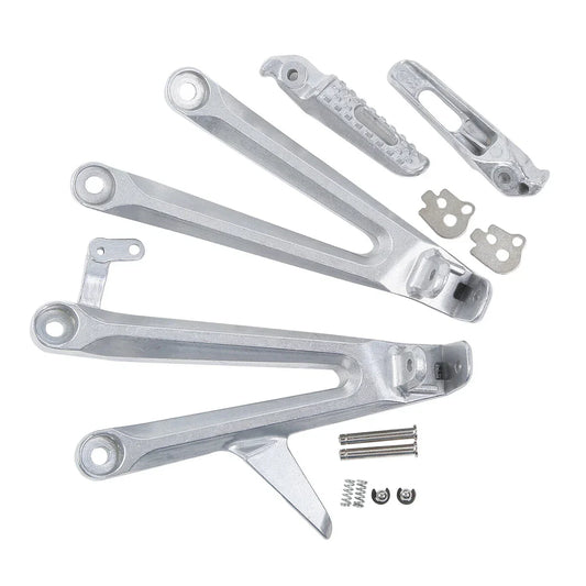 3 x Footrests Footpegs Bracket Set for Honda CBR1000RR (2004 - 2007)