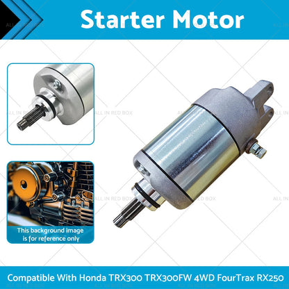 Starter Motor for Honda TRX300 TRX300FW 4WD FourTrax (1988-2000)