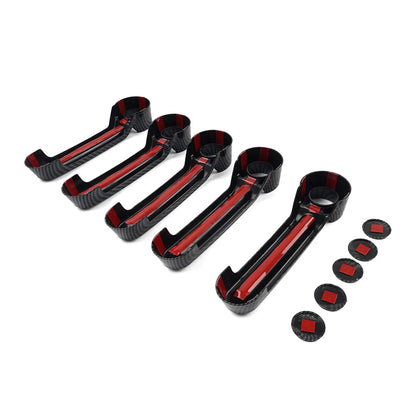 Exterior Door Tailgate Handle Cover Trim for Jeep Wrangler JK, Liberty (2007-2018)