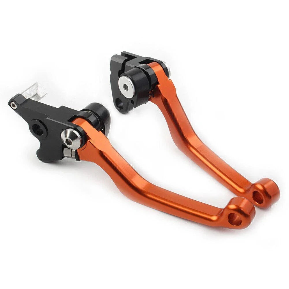 Dirt Clutch Brake Levers for Kawasaki KLX250 D-TRACKER (1993-1997) - ORANGE