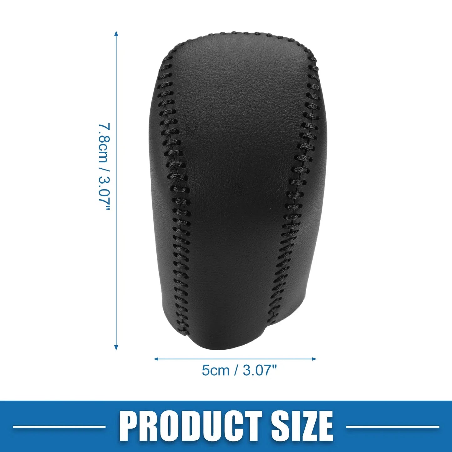 Gear Shifting Knob Cover Trim for Lexus GS 300 (2018-2019) Faux Leather Black