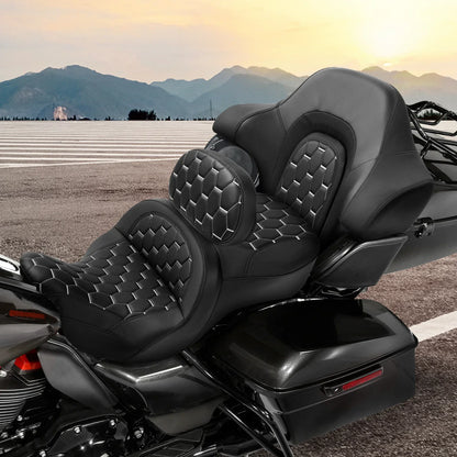 Seat & Backrest Pad for Harley Road Glide (2014-2024)