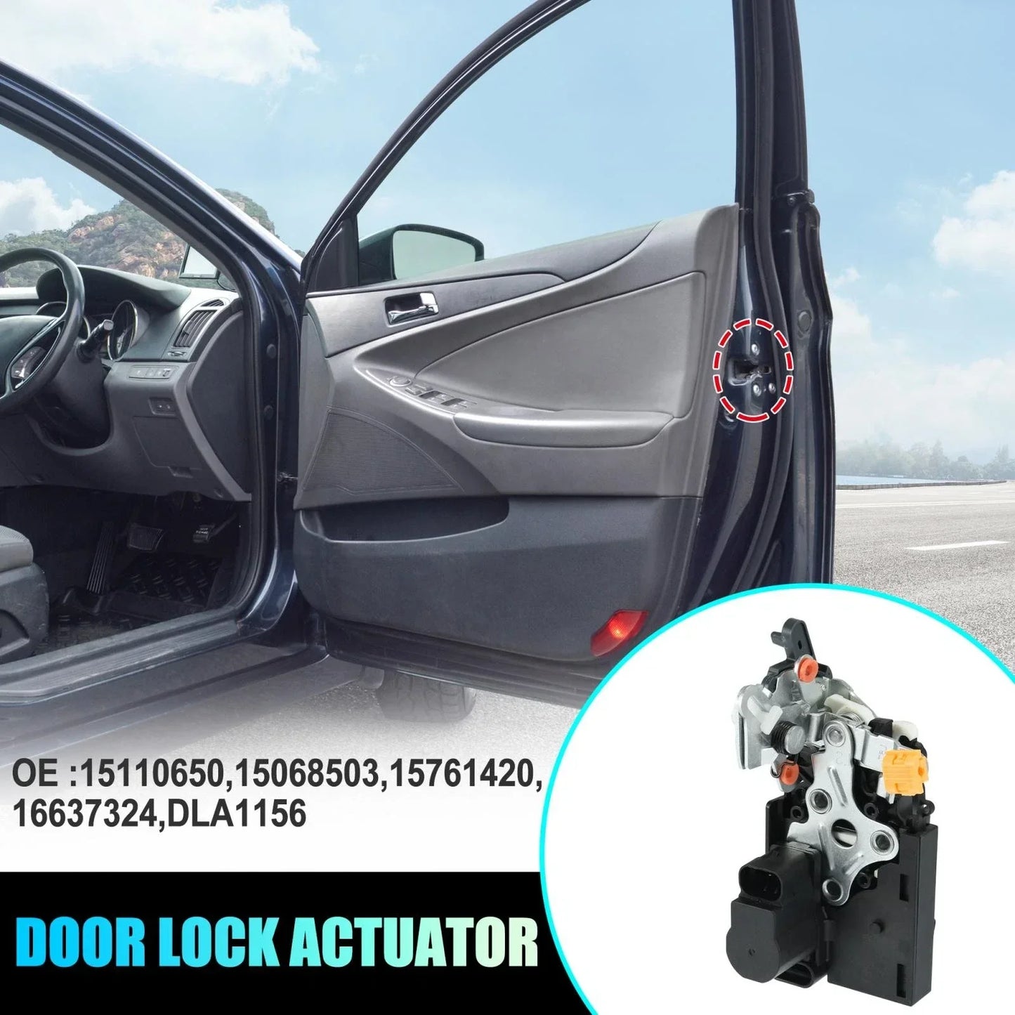 Car Door Lock Latch Actuator for Cadillac, Chevy, GMC (2010-2015)