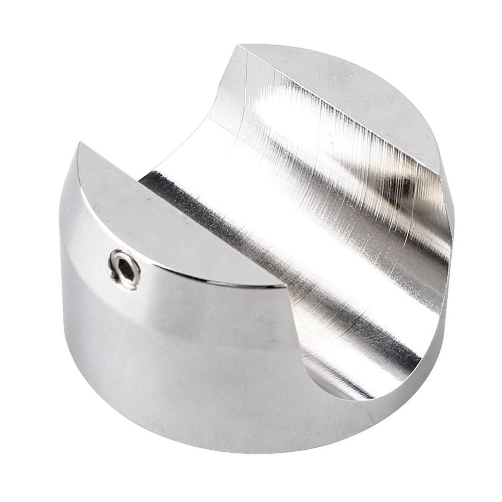 1x 7/8" Digital Clock Time Gauge for Motorcycle Handlebar - Silver