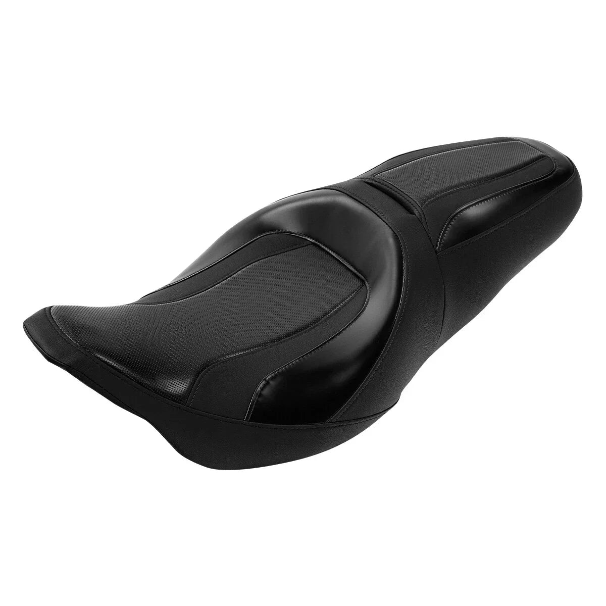 Black Rider Passenger Seat Backrest for Harley Electra Road King Glide (14-23)
