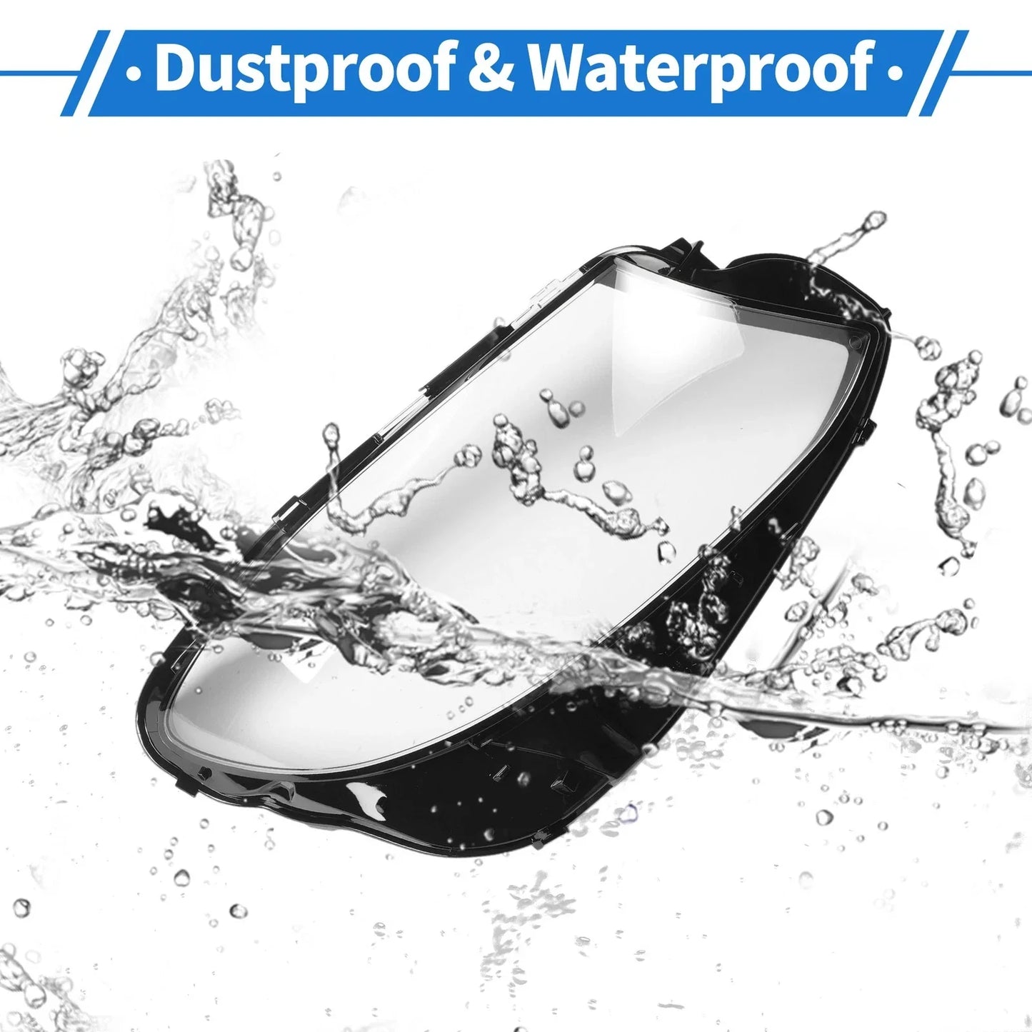 Car Front Right Headlight Lens Cover for Mercedes-Benz E-Class (2016-2021)