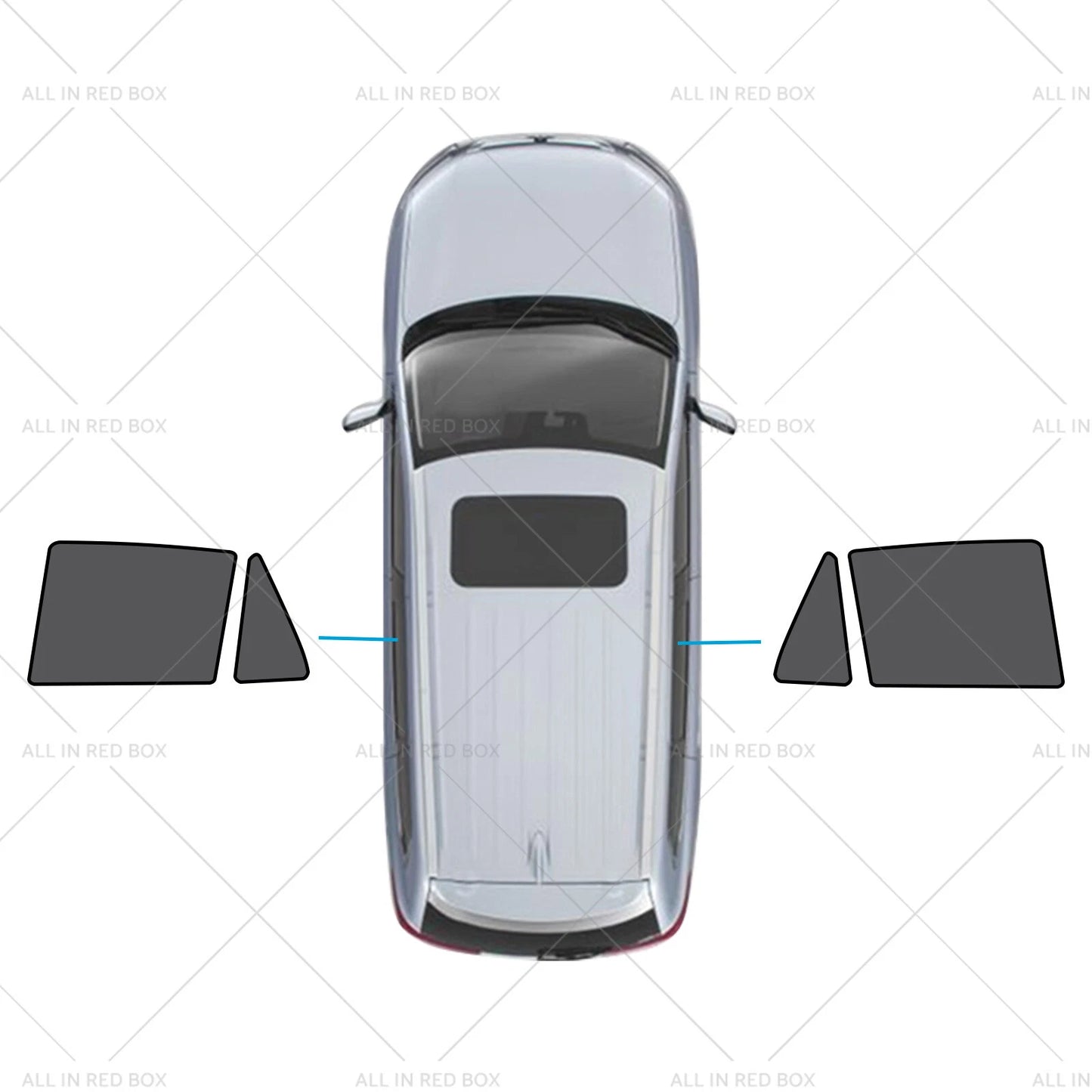 Magnetic Mesh Sun Blind Shades for BMW X5 E70 (2006-2013)