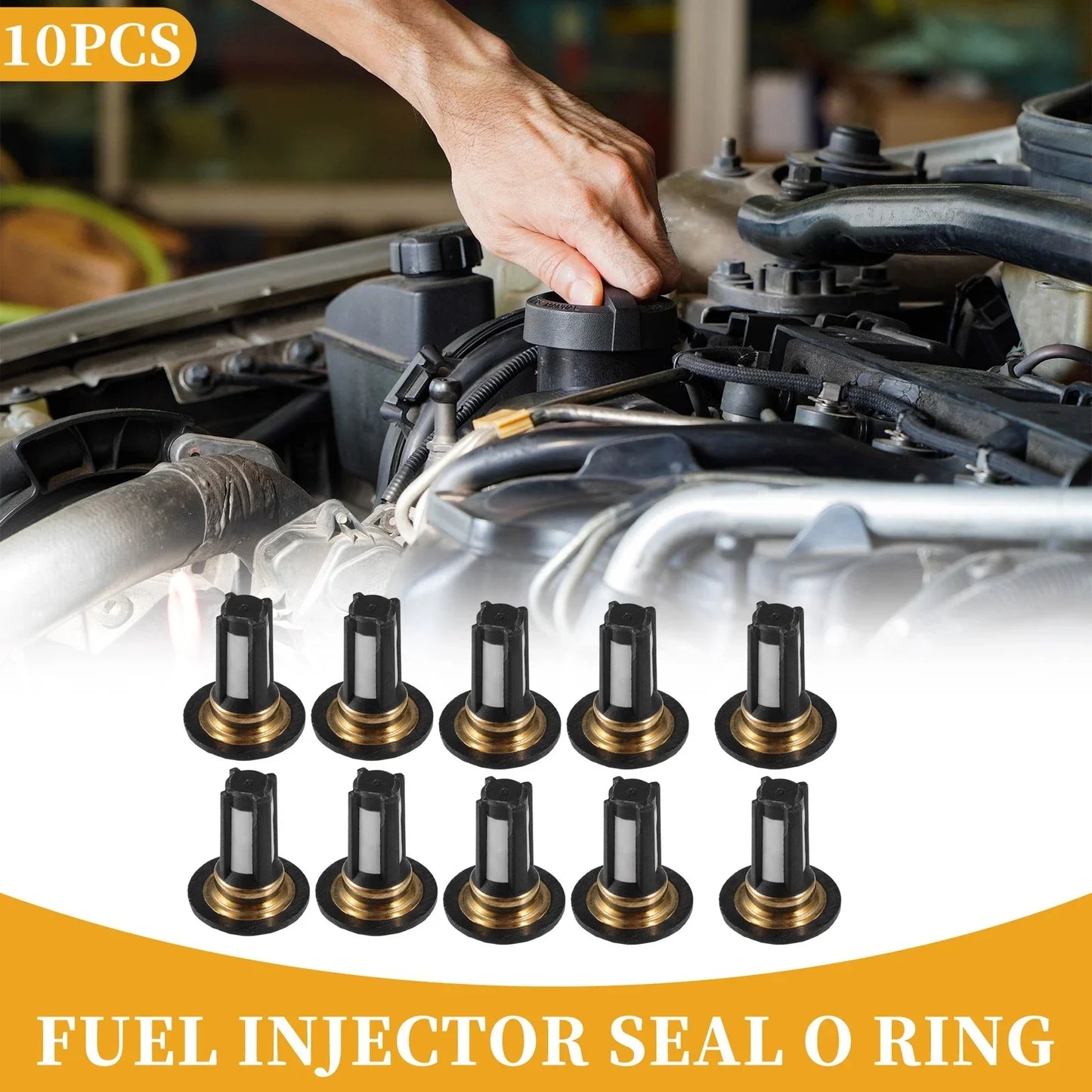 10 x Fuel Injector Filter Baskets for Honda ( Specified)