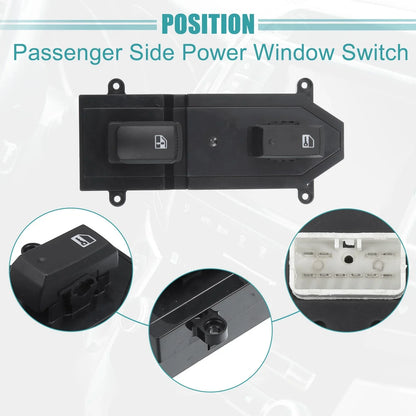 Passenger Side Power Window Switch for Hyundai Santa Fe GLS Limited SE (2007-2009)