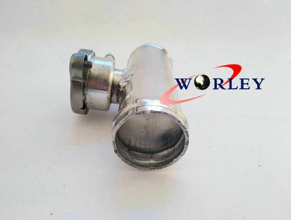 Aluminum 1-1/2" Radiator Coolant Hose Filler Neck & Cap