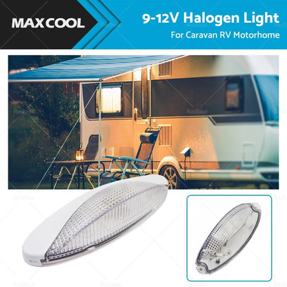 Halogen Light Lamp for Caravan RV Motorhome Awning 9-12V