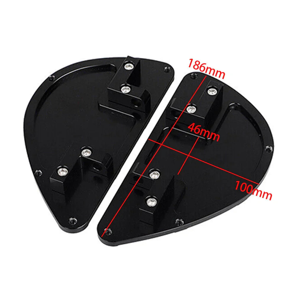 Rear Passenger Floorboards Foot Pegs for Harley Touring (1993-2023)