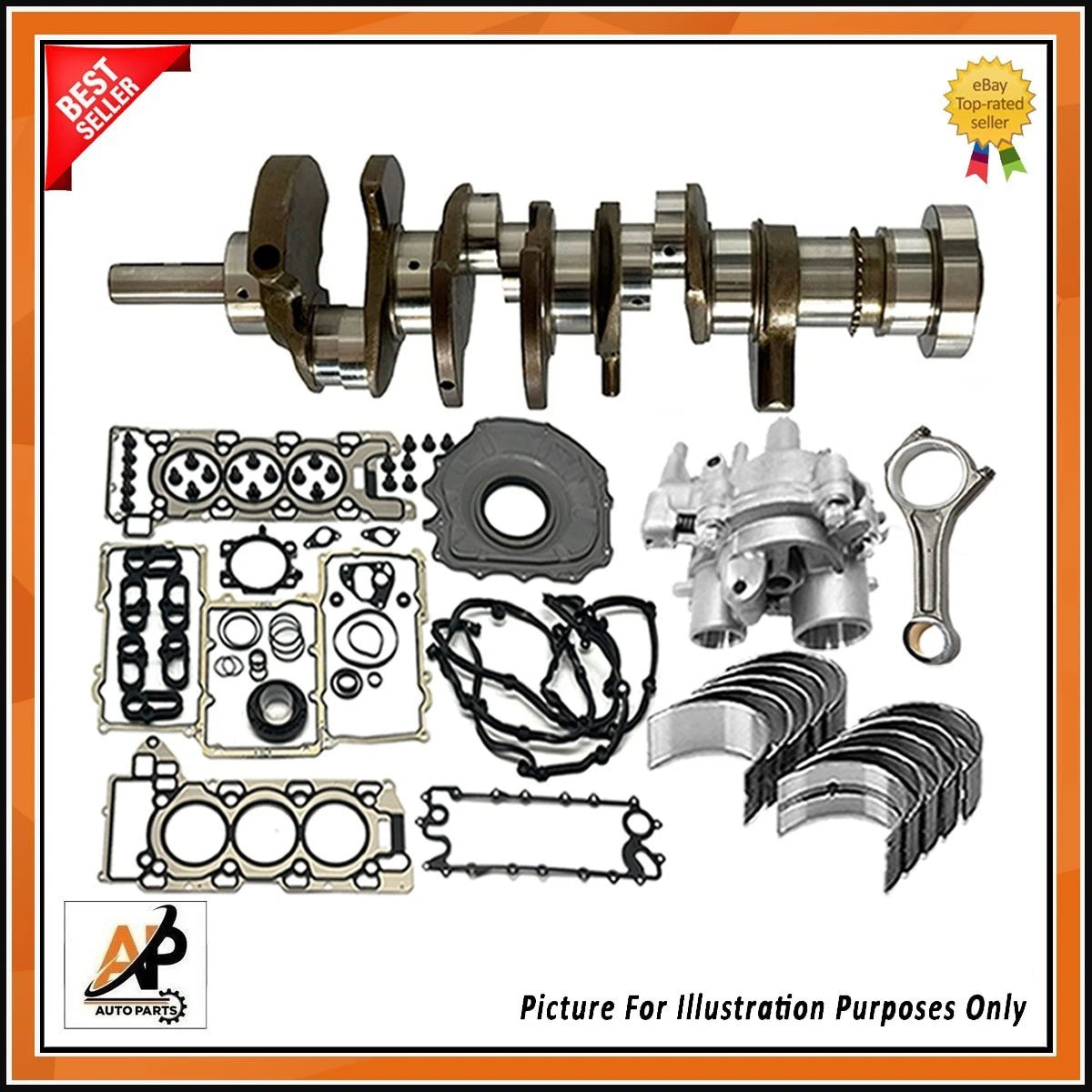 Crankshaft and Head Gasket Set with Oil Pump for Range Rover Sport 3.0 (2013–2022)