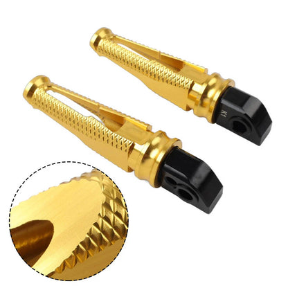 Gold Rear Passenger Foot Pegs for Daytona 675, 955i, Tiger 1050 (2006-2017)