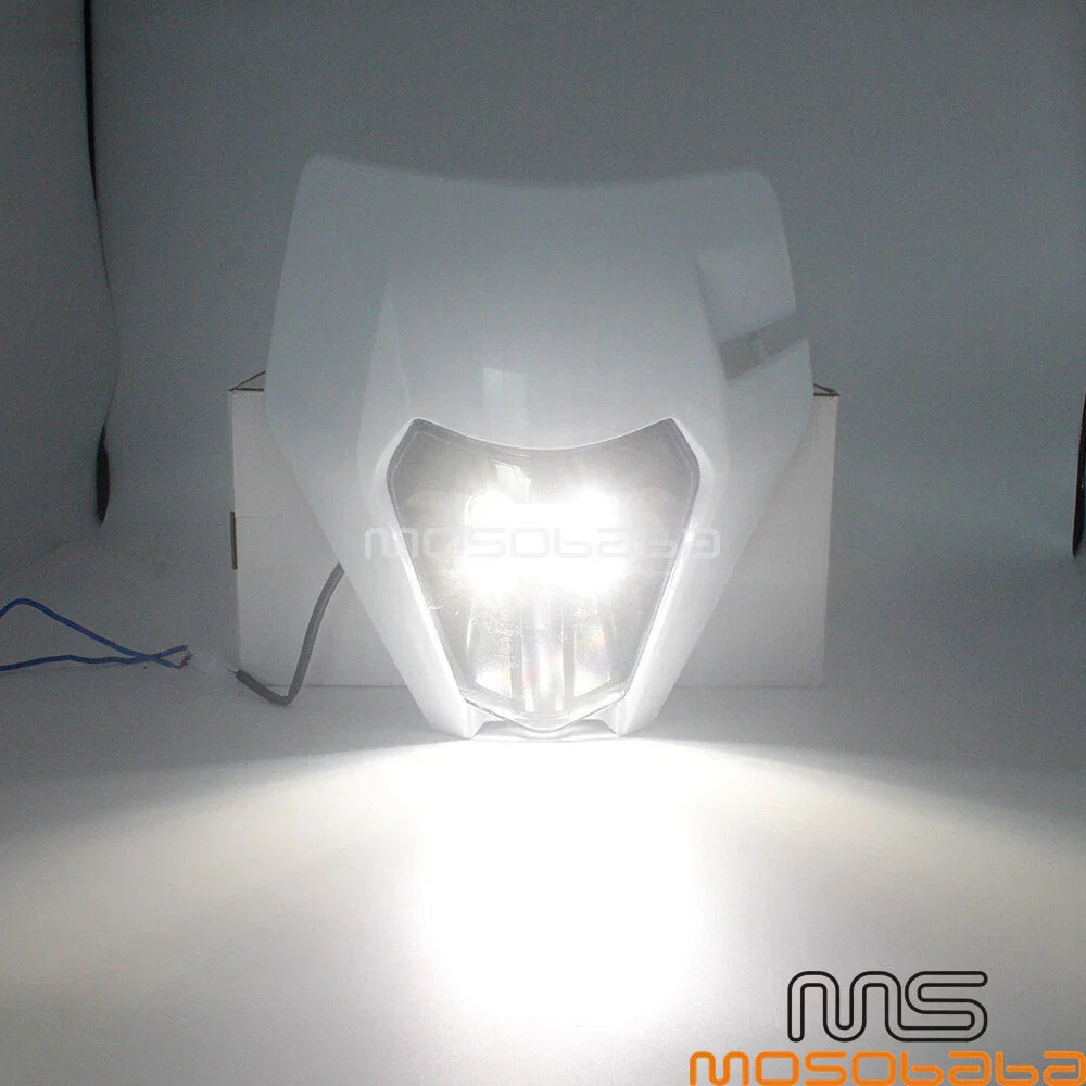 Dual Sport LED Headlight for Honda CR 125/250, CRF 250R/X, Yamaha YZ 450F, WR 250F