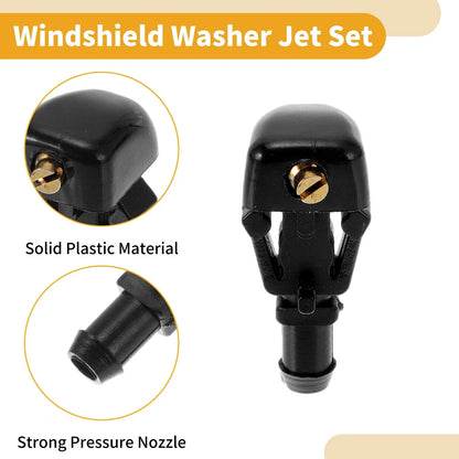 Windshield Washer Nozzle Kit for Dodge Durango (2011-2023) with Hose Connector