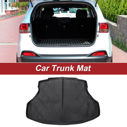 Cargo Liner Rear Trunk Mat for Honda Civic (2012-2015) Diamond Pattern TPE