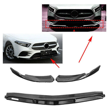 Carbon Fiber Front Bumper Lip Spoiler for Benz A-Class A220 (2019)