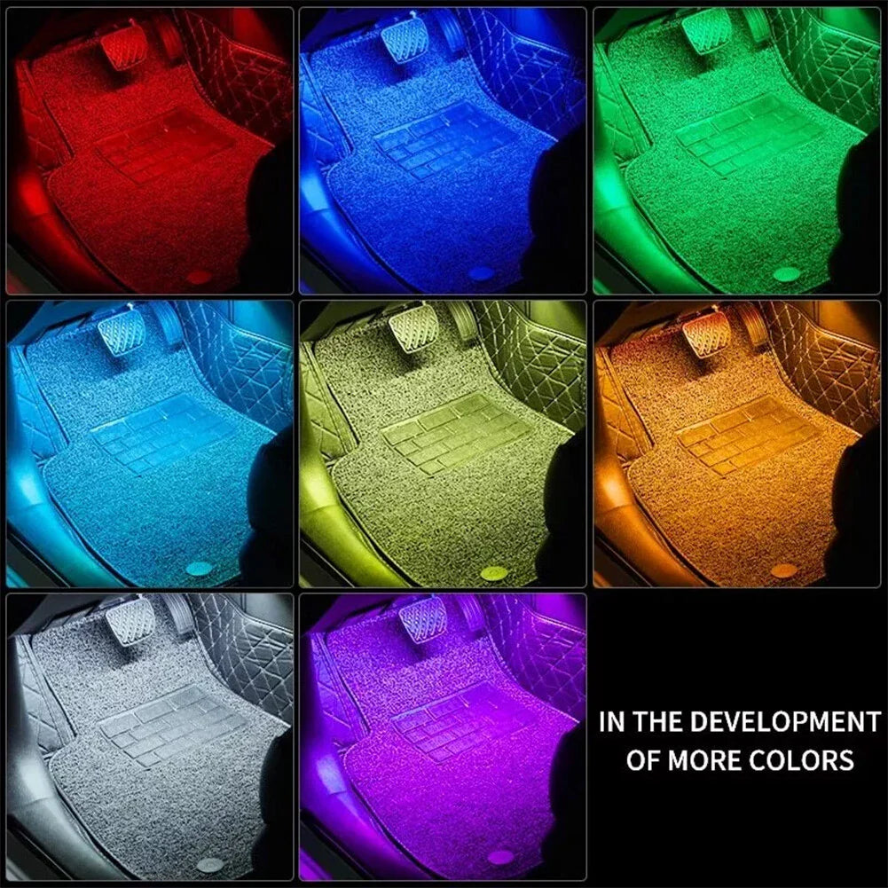 RGB Music Voice Control Decorative Floor Atmosphere Light Lamp