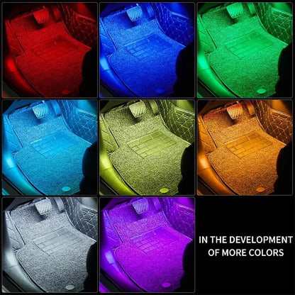 RGB Music Voice Control Decorative Floor Atmosphere Light Lamp
