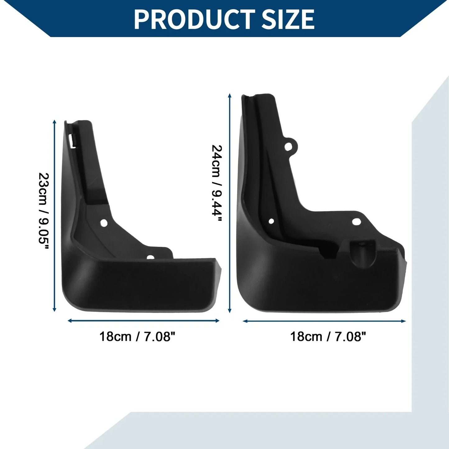 Mud Flaps Splash Guards Set for Mercedes-Benz A Class (2019-2022)