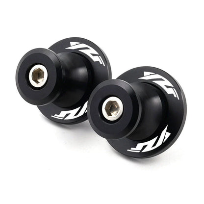 CNC Black Swingarm Spools Slider Stand Screws M6 for Yamaha YZF R1 R3 R6