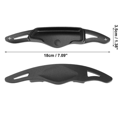 Steering Wheel Paddle Shifter Extensions for Hyundai 2018-2021 Aluminum Black