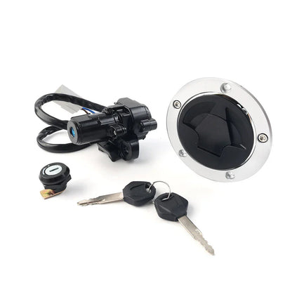 Kawasaki Vulcan S 650 Fuel Gas Cap Ignition Switch Seat Lock Set (2014-2022)