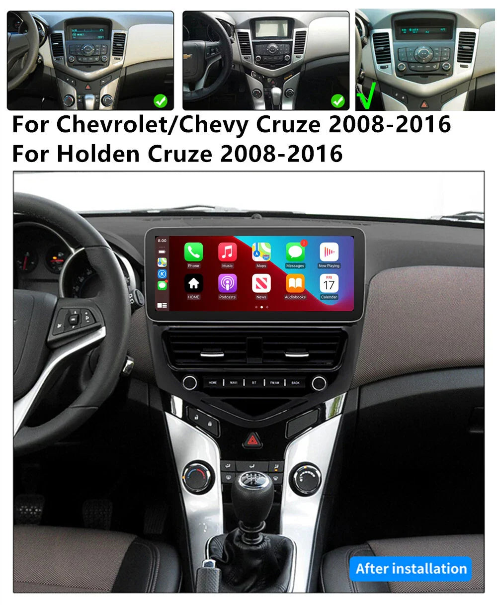 12.3'' GPS Navigation Android for Chevy Holden Cruze (2008-2016)