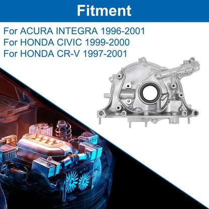 Engine Oil Pump for Acura Integra 1996-2001 (2 x Pressure Pumps)
