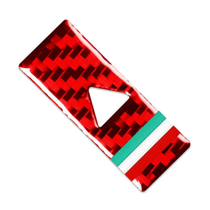 Double Flash Warning Light Panel Cover for Alfa Romeo Giulia (2017-2021) Red