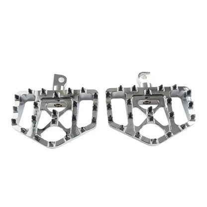 Wide Foot Pegs MX Style Floorboard for Harley Touring Softail Dyna