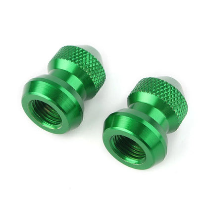 Green Tire Valve Stems Dust Covers for Car Auto Wheel Accessories