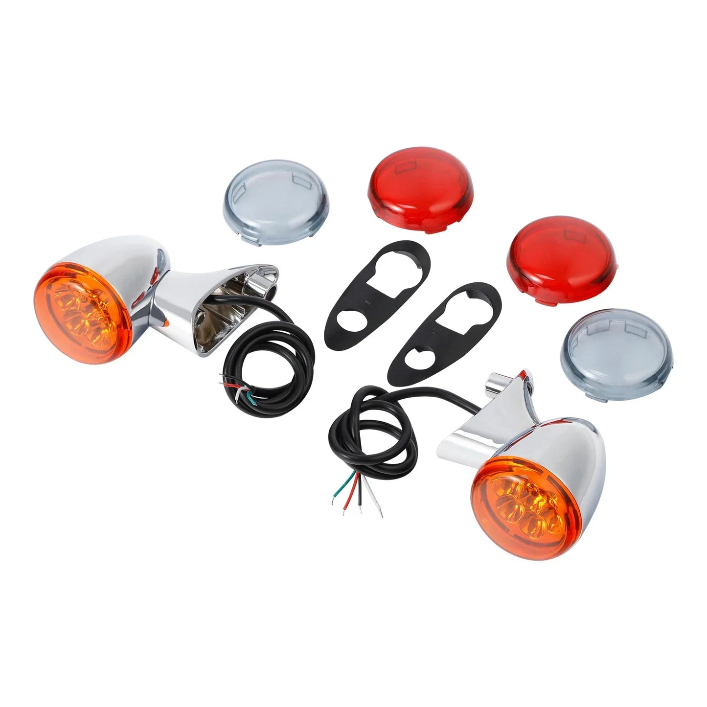 LED Turn Signals Light Bracket 4W for Harley Touring Road Glide (2015-2024)