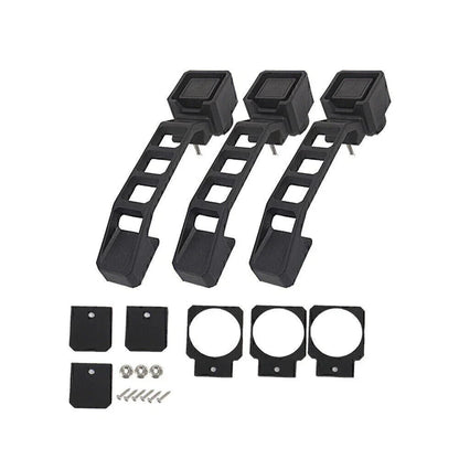 3 x Exterior Outer Door Handles for Jeep Wrangler JK JKU (2007-2017) Black