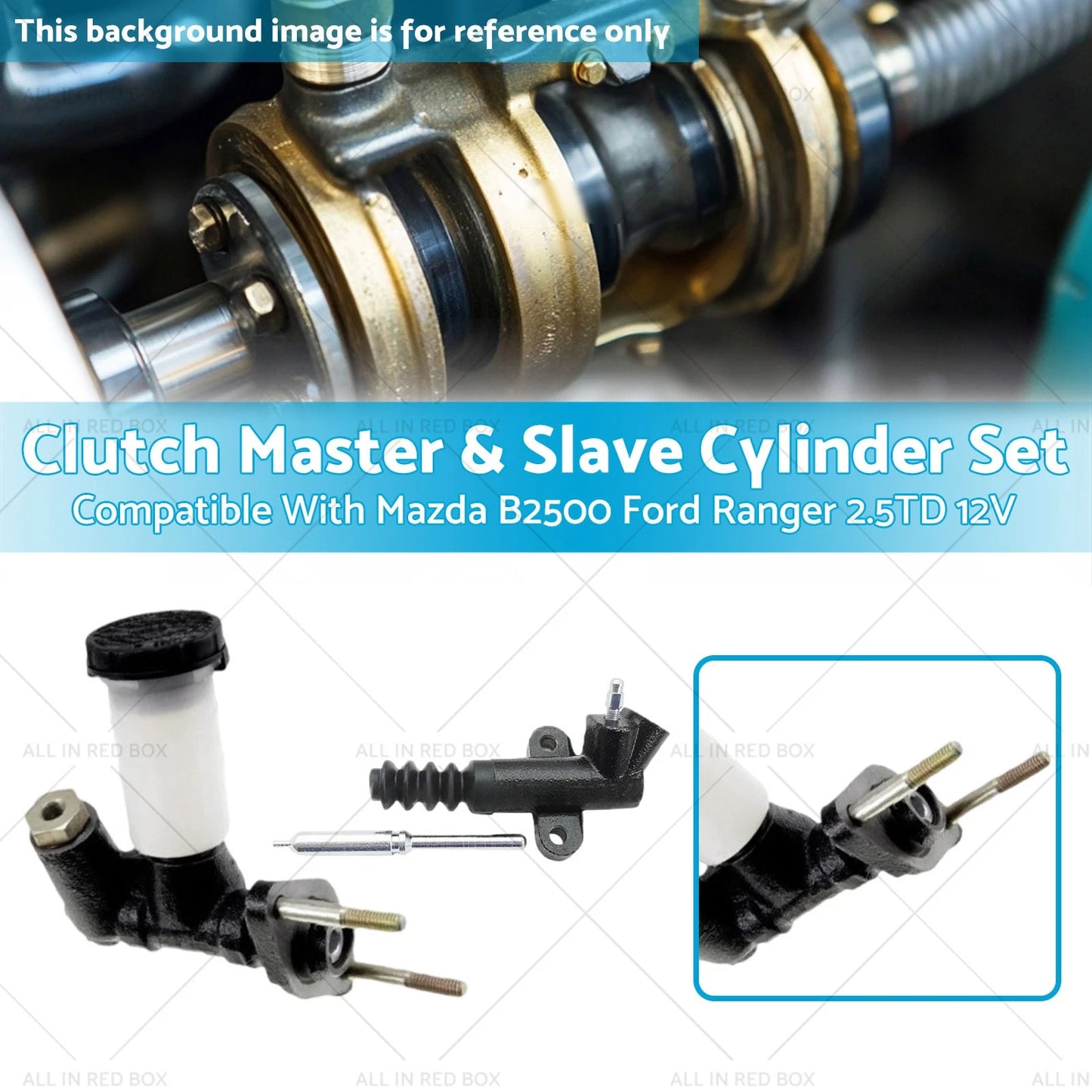 Clutch Master Slave Cylinder Kit for Mazda B2500, Ford Ranger (1998-2006)
