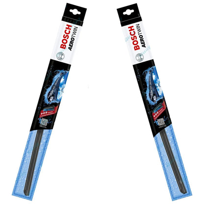 Front Pair Bosch Aerotwin Wiper Blades Set for Nissan Urvan E23 1980~1986