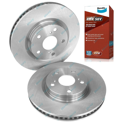 Front Disc Brake Rotors & 4WD Pads for Toyota RAV4 GSA33 ZSA42 2007~2019