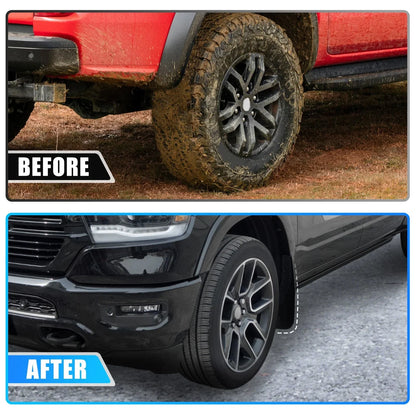 Mud Guards Set for Dodge Ram 2500 3500 (2010-2023) - Front & Rear Liners