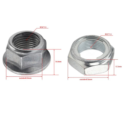 Wheel Axle Nut Screw for Honda CRF450R CRF450X (2002-2021)