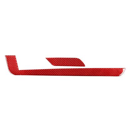 Carbon Fiber Red Gear Shift Side Cover for Toyota Tundra (2014-2021)