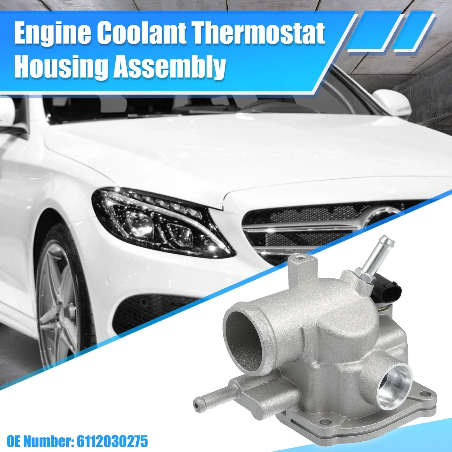 Engine Coolant Thermostat Housing for Mercedes C-Class (2015-2023)